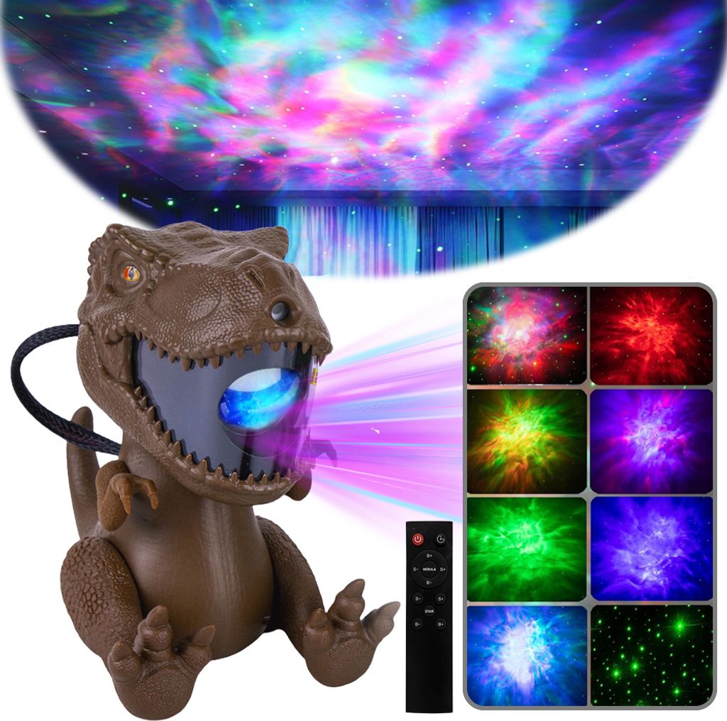 Sternenhimmel Projektor 360°Drehbar, Dinosaurier Nachlicht Produktbild 