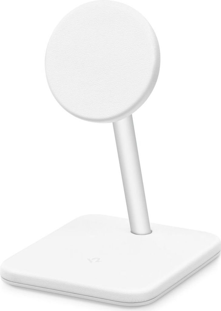 Twelve south, Kabelloses Qi2 2-in-1 Ladegerät HiRise 2 Deluxe MagSafe-kompatibel, Weiß