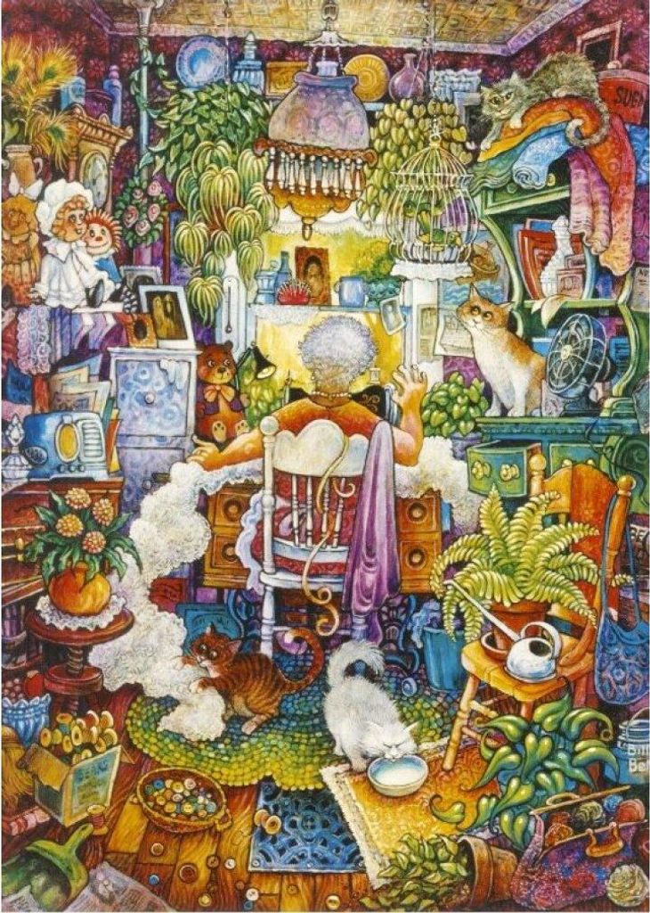 Grafika Puzzle The Sewing Lady - 1000 Teile Puzzle