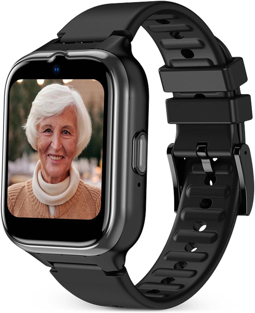 SPC Smartee 4G Senioren Smartwatch mit SOS-Taste, GPS-Ortung, Videoanruf & Herzfrequenzmessung