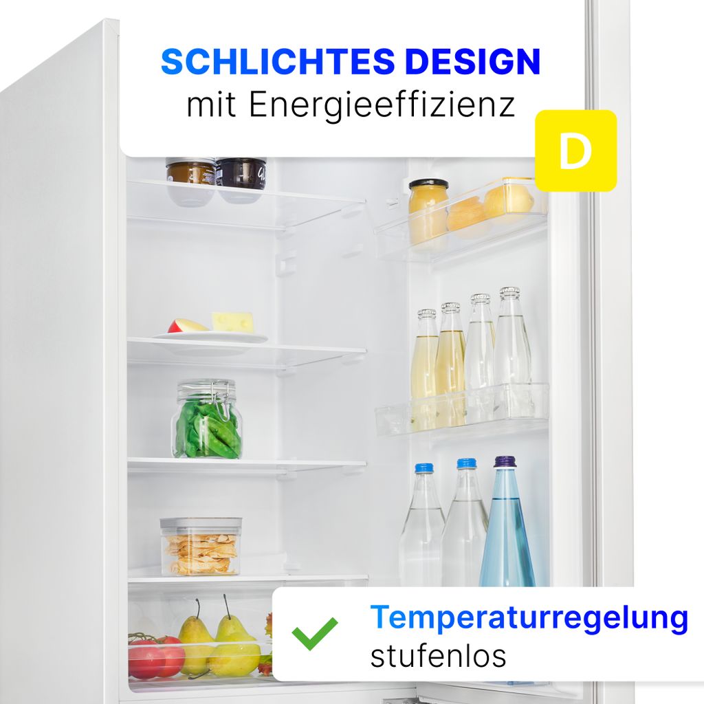 Bomann Kühlschrank mit Gefrierfach 180cm hoch | Kühl-Gefrierkombinationen