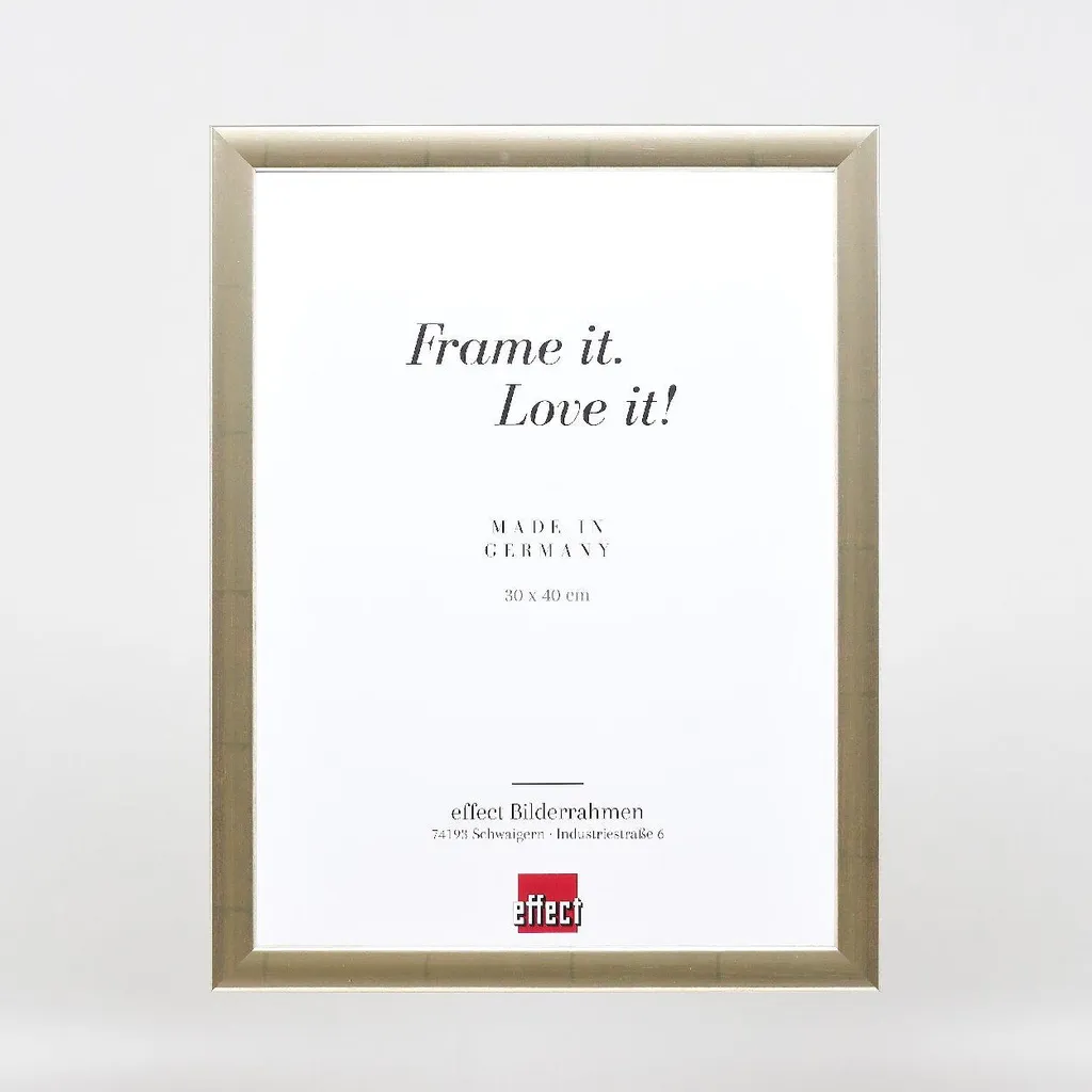 Effect Profil 43: Cornice 25x50 Argento Legno e Vetro Artistico - 3