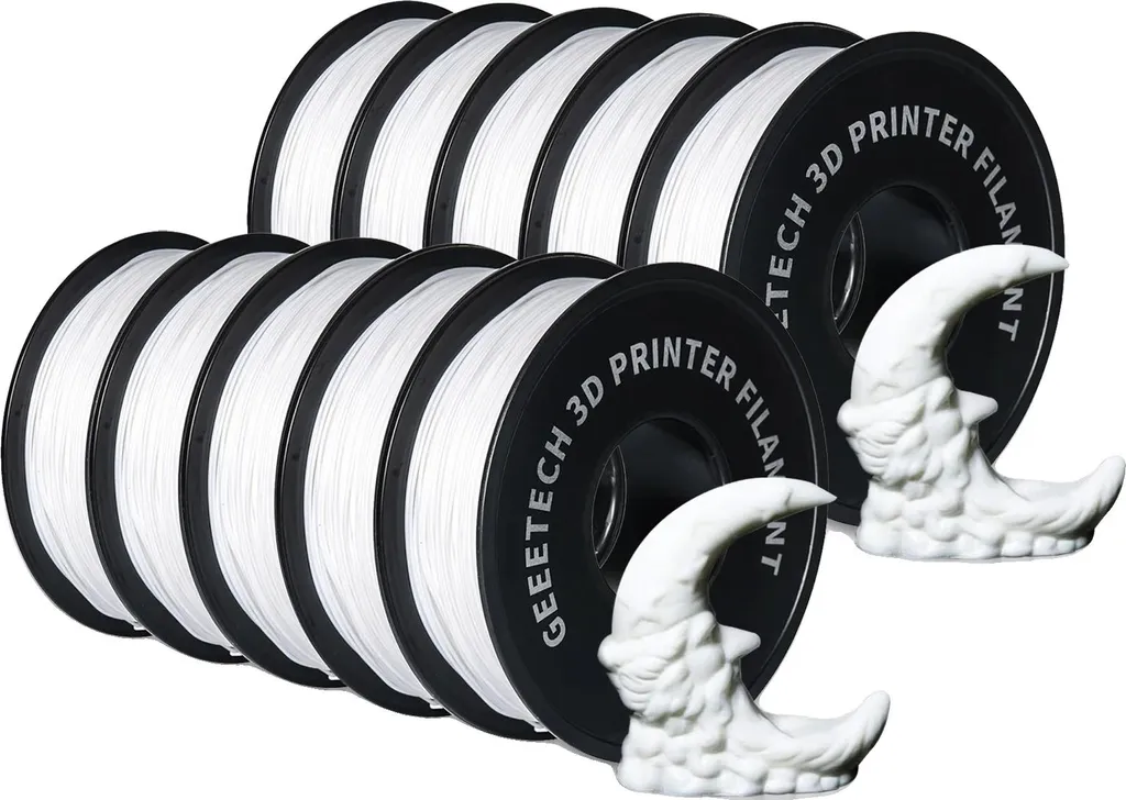Filament PLA Blanc Écologique 1,75 mm - Haute Résistance Mécanique 1kg