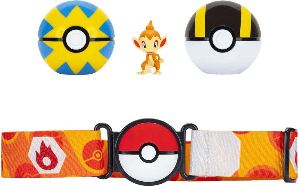 Pokémon Clip 'N' Go avec ceinture Set de jeu Chimchar Quick Image du produit 