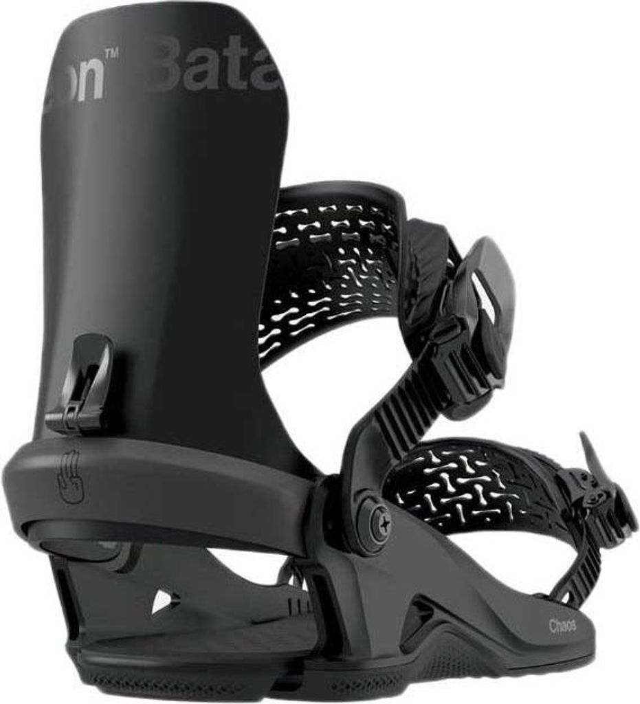 Bataleon Chaos Heelwarp Snowboardbindungen Schwarz M-L Herren,Damen Schwarz M-L
