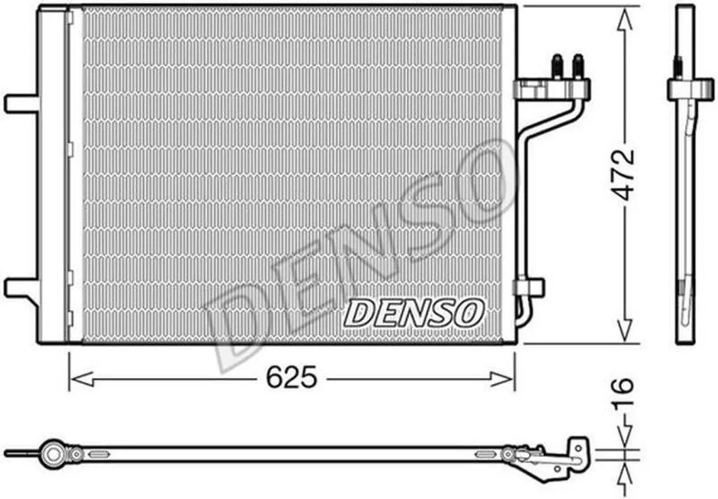 Réparer fuite de climatisation avec condenseur DENSO DCN10047 fiable