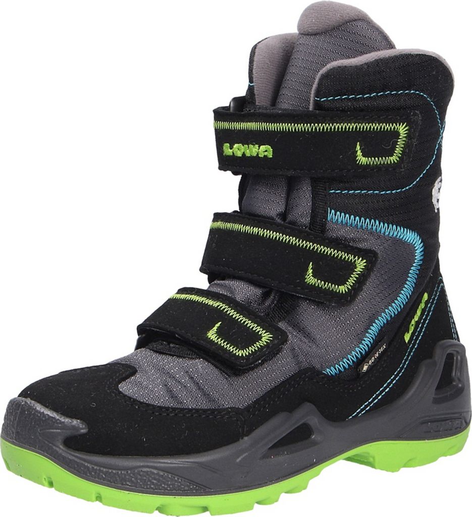 Lowa Snowboots MILO GTX Kinder Textil & Synthetik Schwarz Größe: 31