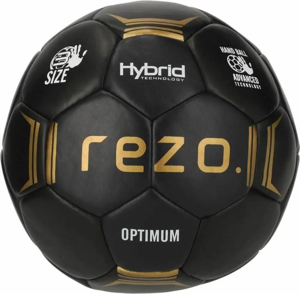 Ballon de handball Optimum taille 3 avec grip supérieur noir doré