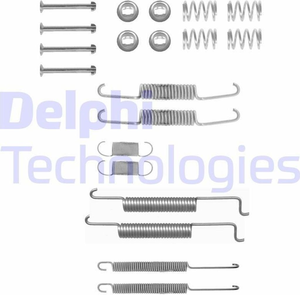 DELPHI Zubehörsatz Bremsbacken Zubehörsatz Bremsbacken LY1033 Hinten für VW GOLF I (17)