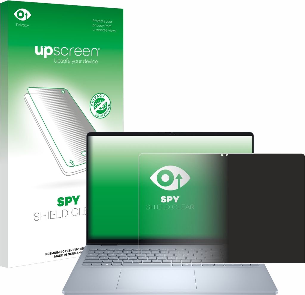 Für Dell 16 Plus-2-in-1 Sichtschutzfolie Schutzfolie upscreen Anti-Spy Privacy Sichtschutz Blickschutz Display Schutz Folie Blaulichtfilter