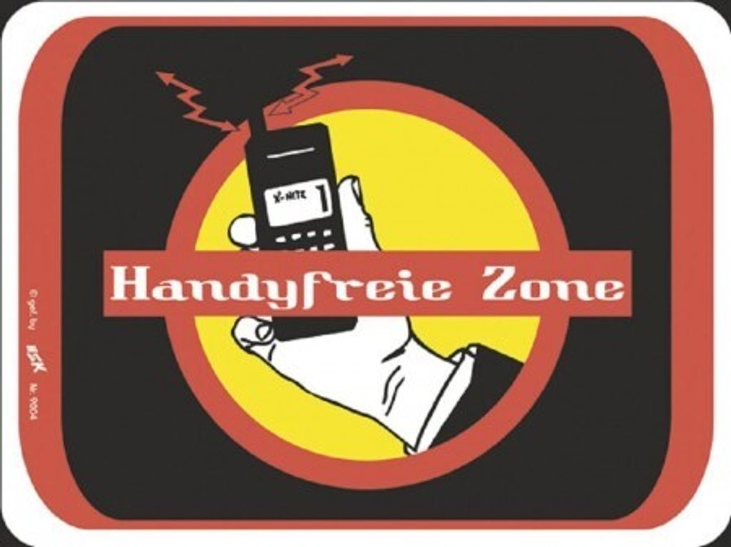 Hinweisschild - Handyfreie Zone - 309004 - Gr. 20 x 15 cm