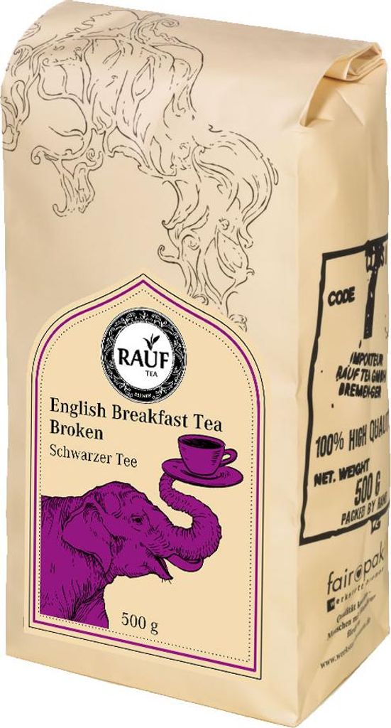Rauf Tee Schwarzer Tee English Breakfast Tea Broken