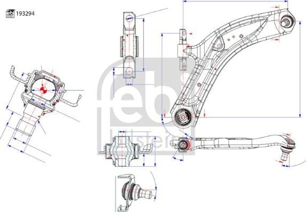 Bras de suspension renforcé Nissan X-Trail 1.3-1.6 série 2019-2021
