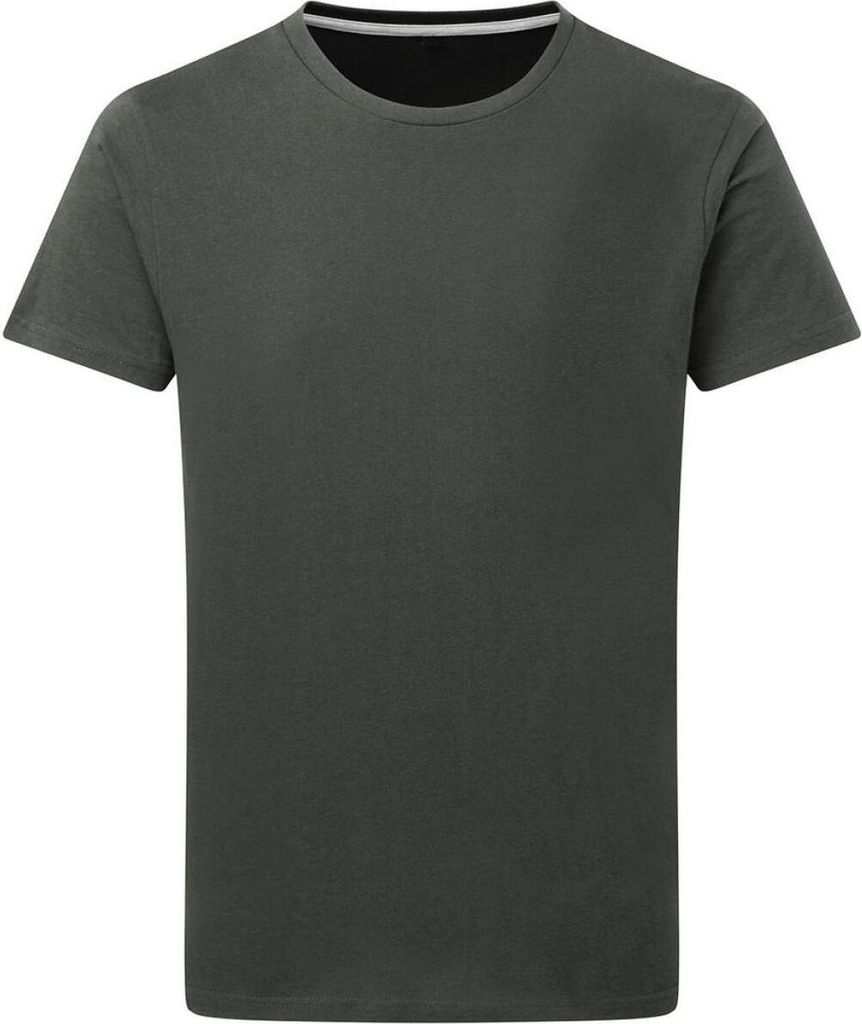 SG SGTee | Perfect Print Tagless Tee - Herren T-Shirt - Farbe: Charcoal - Größe: M