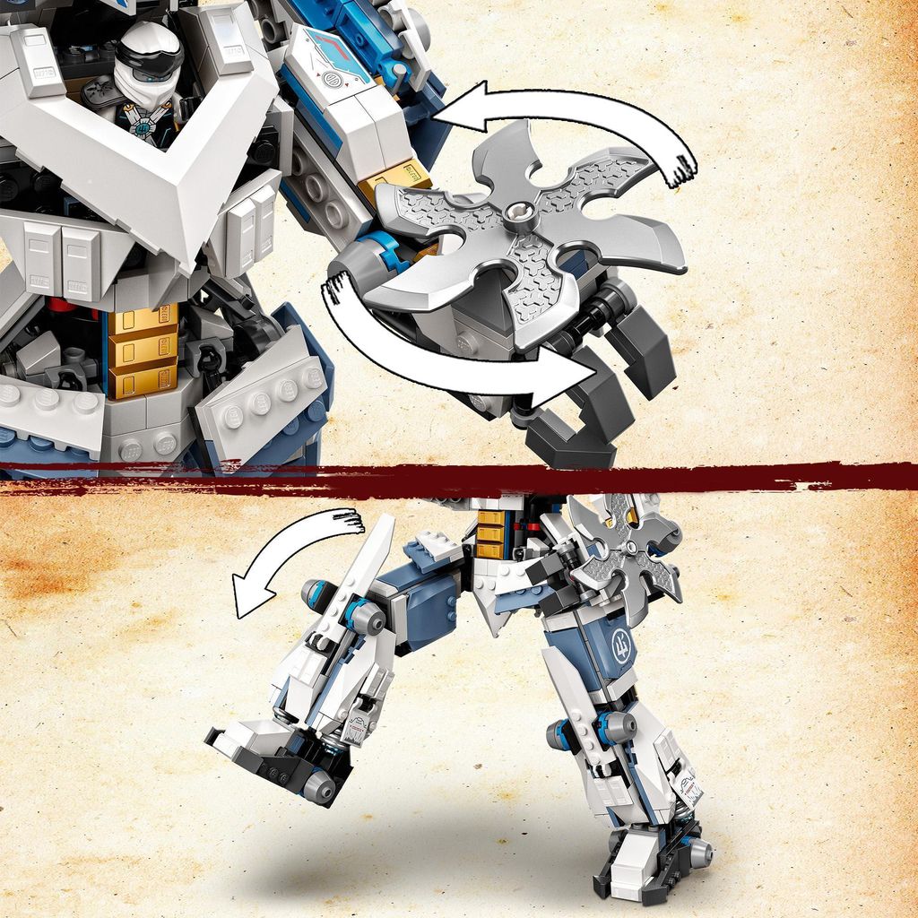 LEGO Ninjago - Zane a bitva s titánskými roboty Obrázek produktu 5