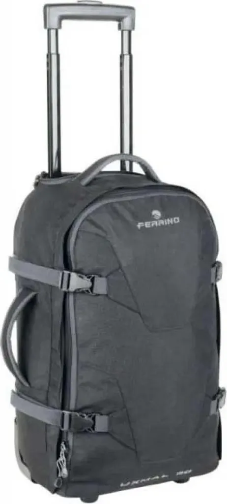 Ferrino Uxmal 30L Duffelbag Noir - Sac de Voyage Robuste et Polyvalent