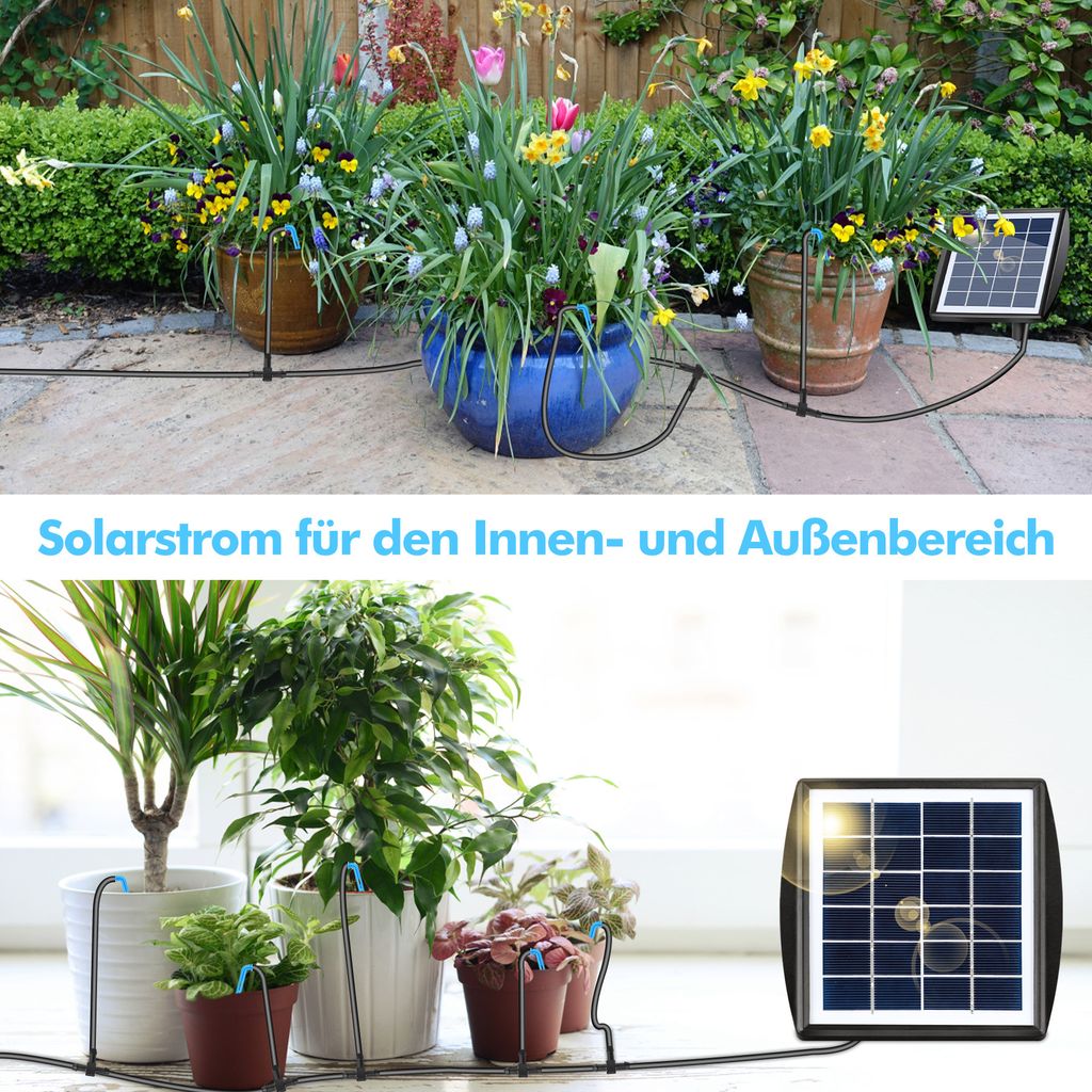 Solar Bewässerungssysteme Solar Bewässerungssystem 2025 Automatische Bewässerungssystem Garten, T Solar Bewässerungssystem Für Garten