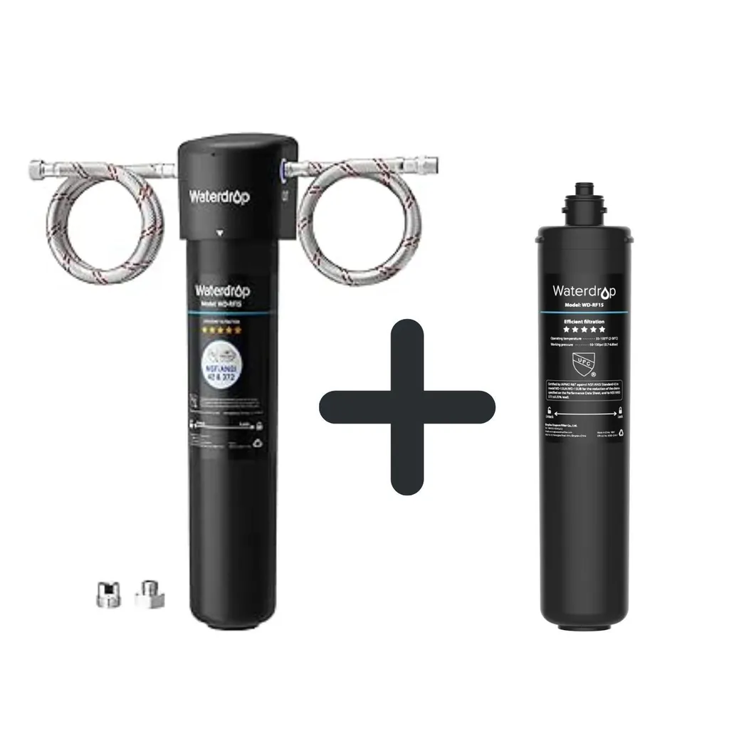 Waterdrop 15UA Système de filtration d'eau sous évier avec filtre WD-RF15