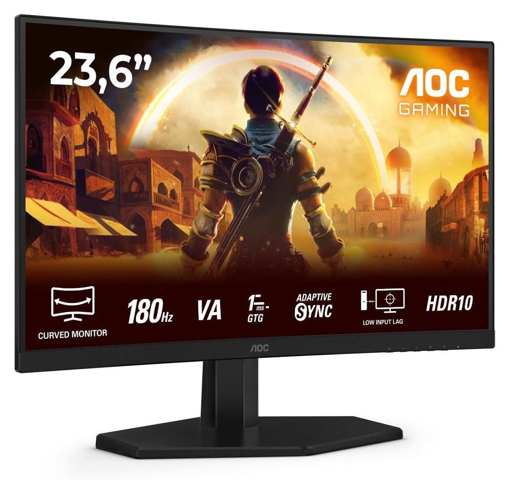 AOC 59.9cm (23.6") C24G42E 16:09 Curved HDMI+DP black Produktbild 