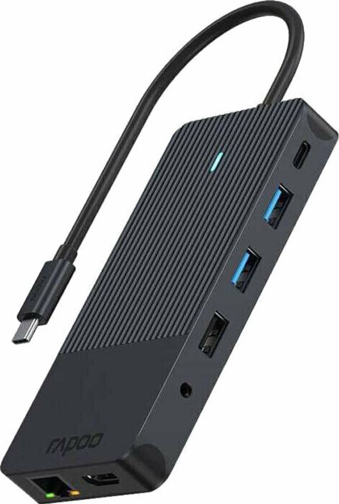 RAPOO USB-C Multiport UCM-2006 12-in-1 USB-C-Adapter Produktbild 
