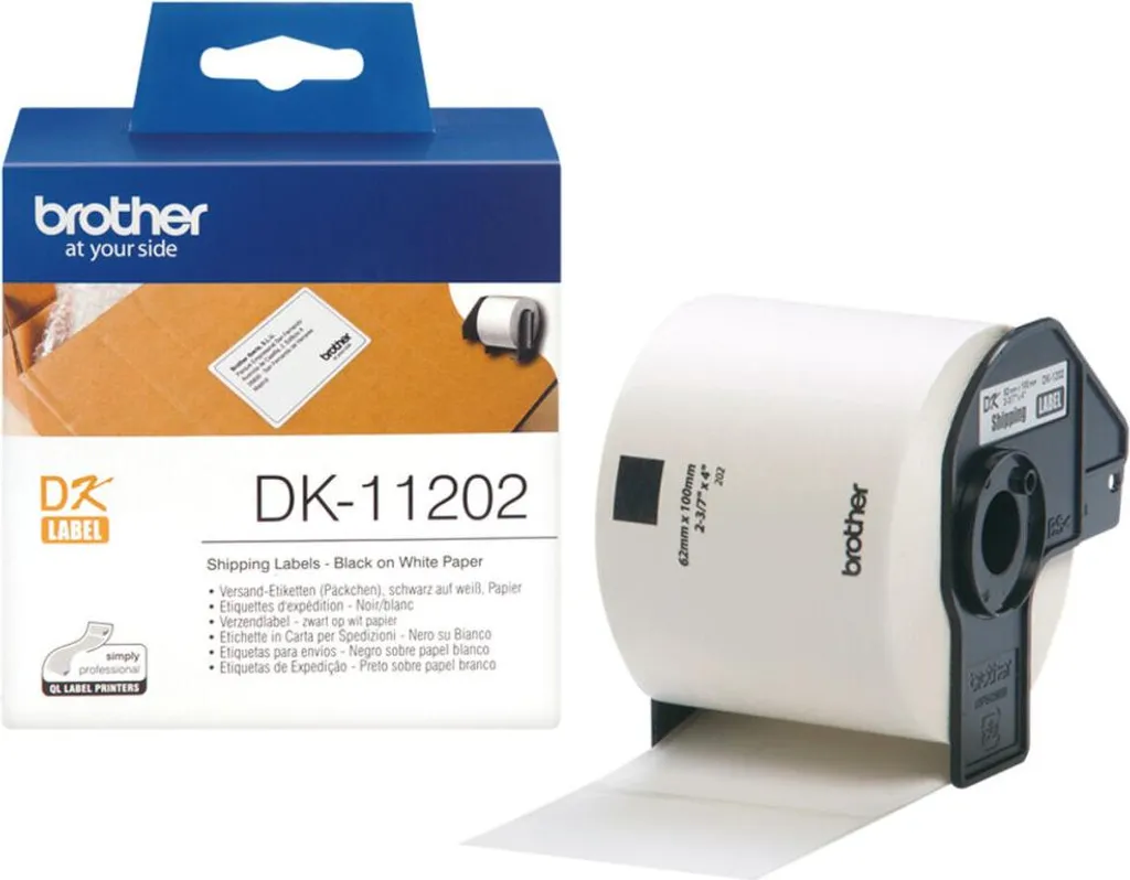 Rouleaux d'Étiquettes d'Expédition pour Imprimante Brother DK-11202 x3
