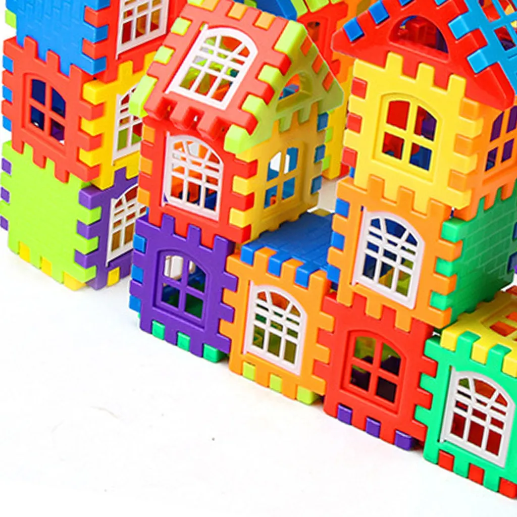 Jeu de construction de maison 3D avec briques géantes pour le bas âge - 4