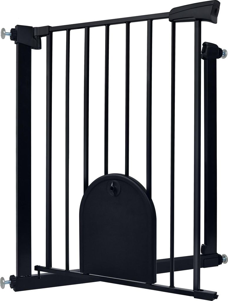 TRMLBE Türschutzgitter mit Tür Treppenschutzgitter für Produktbild 