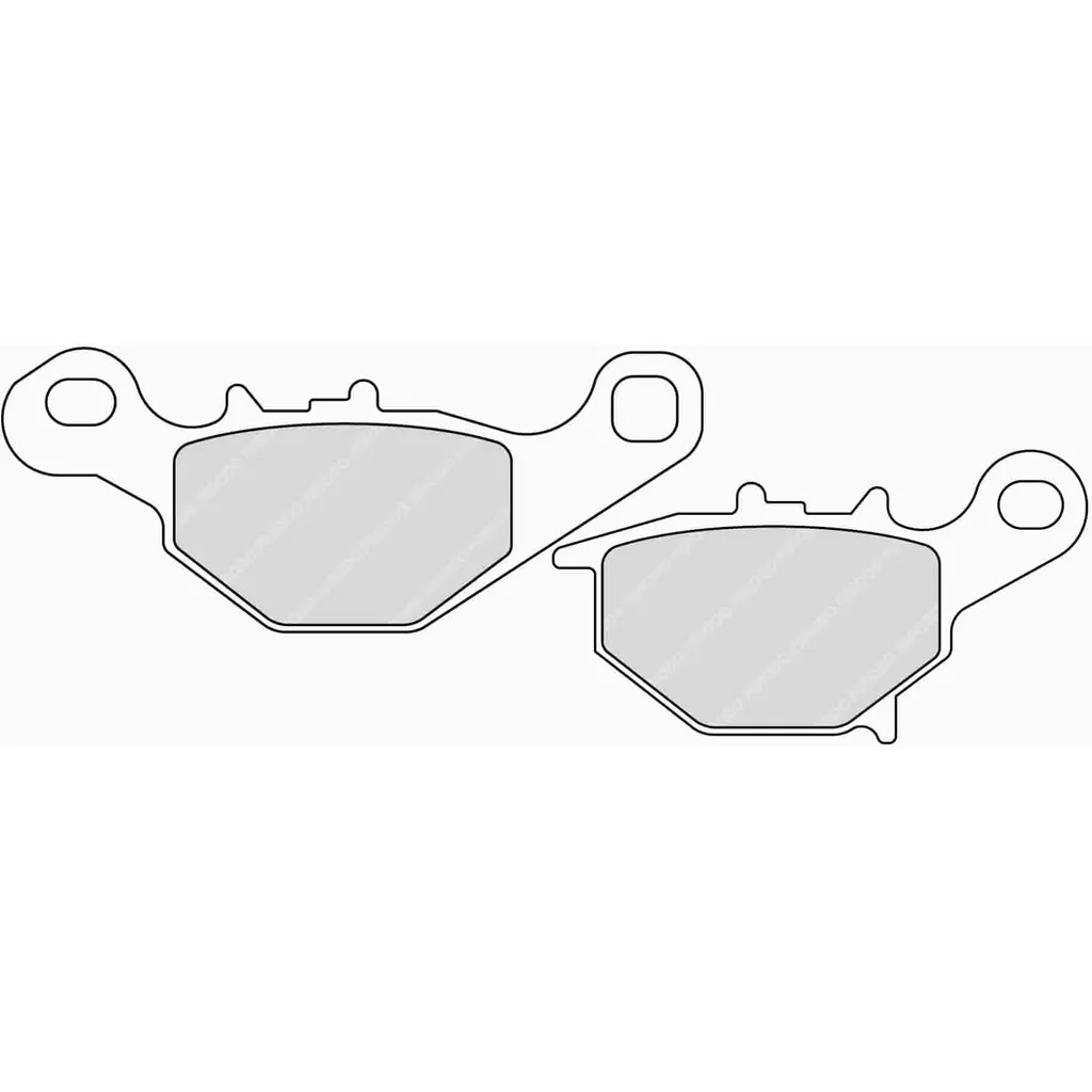 Plaquettes Ferodo Sinter FDB 2197 SG avec grip métal fritté pro