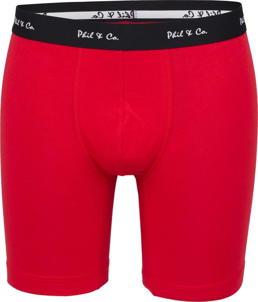 Phil Co. Berlin Herren Retro Boxer 4-Pack Long Boxer - Produktbild 