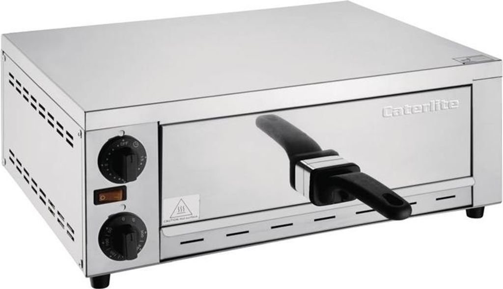 Caterlite Gastro Pizzaofen – für Pizzen bis 30,5 cm, Tischmodell, Edelstahl