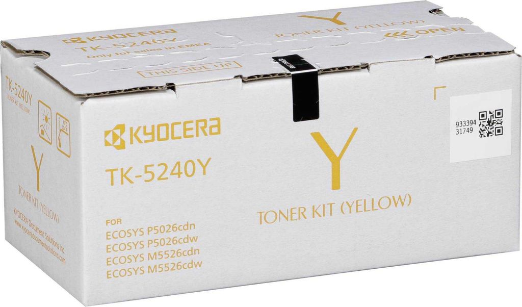 KYOCERA TK-5240Y, 3000 stron(y), Żółty, 1 szt. Zdjęcie produktu 