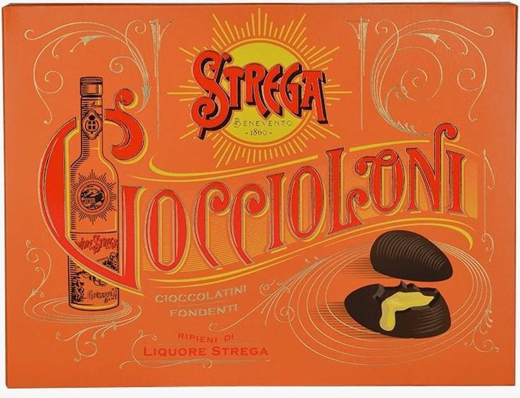 Alberti Strega-Goccioloni allo Strega Packung mit 15 Stück - 195g+ Italian gourmet polpa 400g
