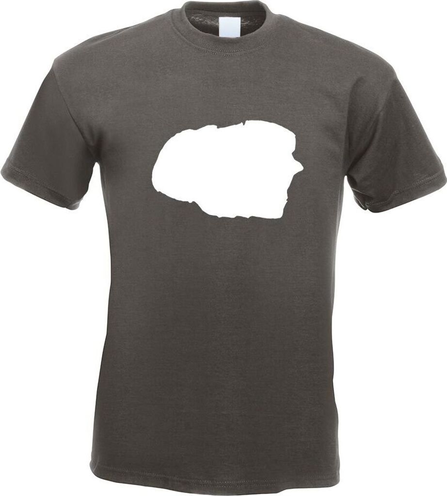 Kiwistar - T-Shirt - Graphit - Föhr - Deutschland - Insel Motiv Bedruckt Funshirt Design Print - mit Motiv Bedruckt - Funshirt Design - Sport - Fr...