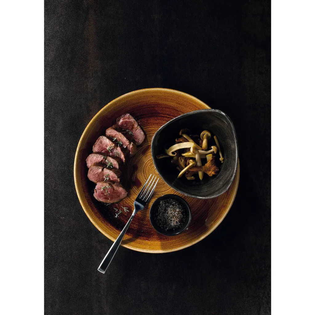 Assiette Durable Anti-Ebréchures Churchill Stonecast Copper 229 mm