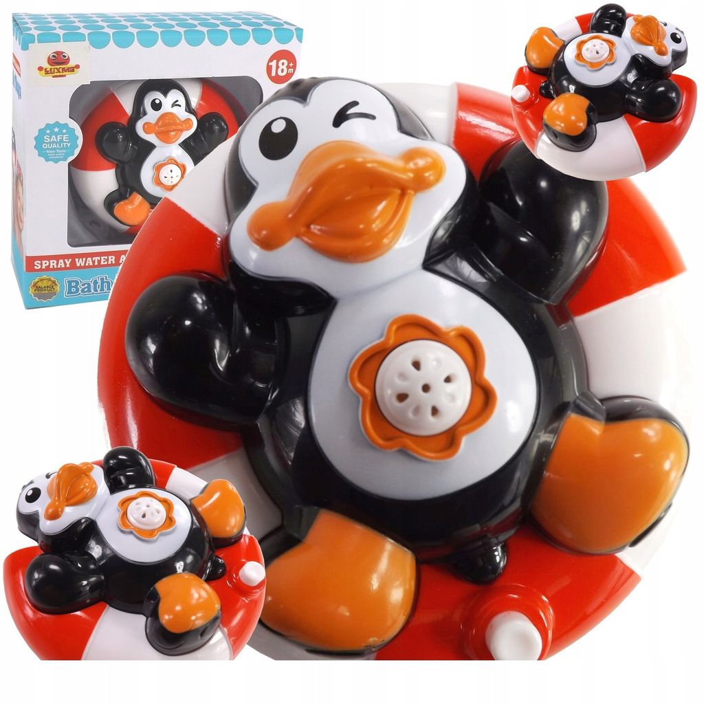 Drehbarer Duschbrunnen Badewannenpinguin SL87030