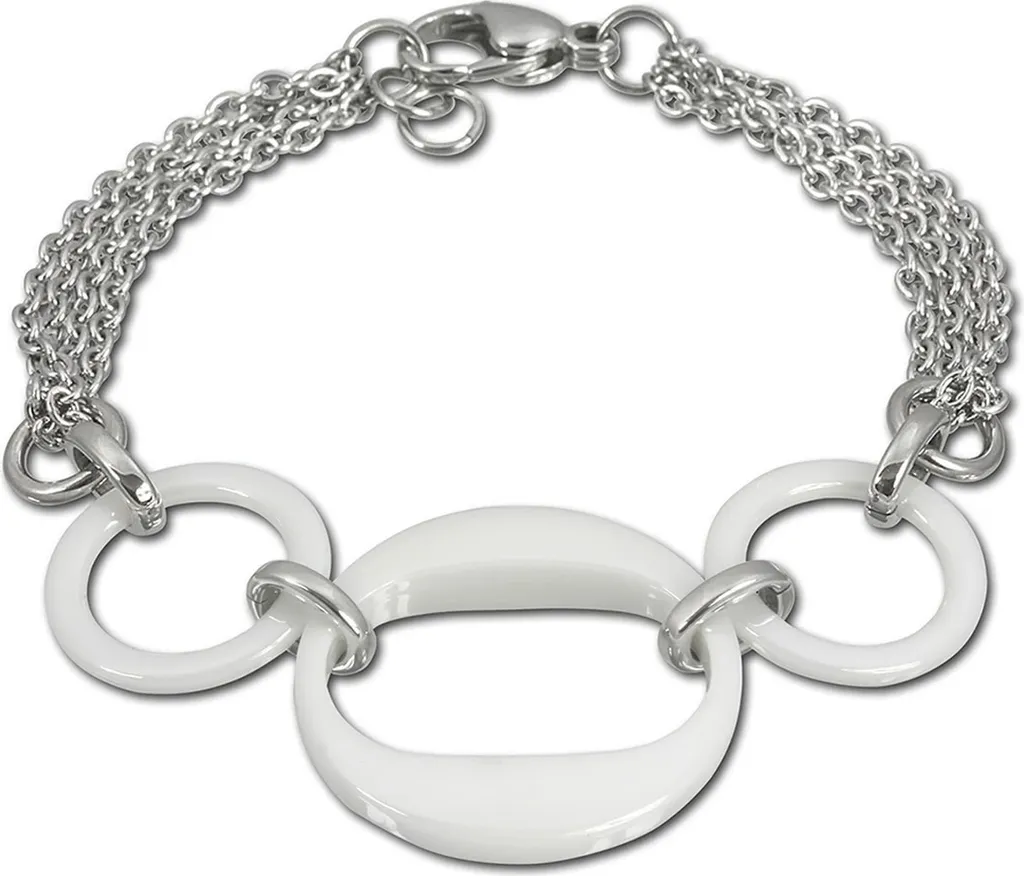 Amello D2ESAX05W Bracciale Acciaio Inox Ceramica - Qualità Garantita