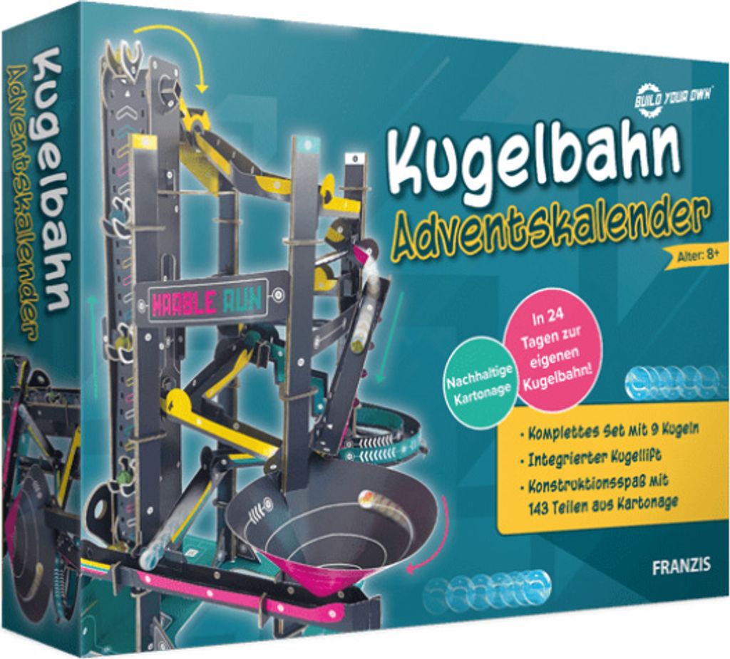 Franzis Kugelbahn Adventskalender 67300 Produktbild 