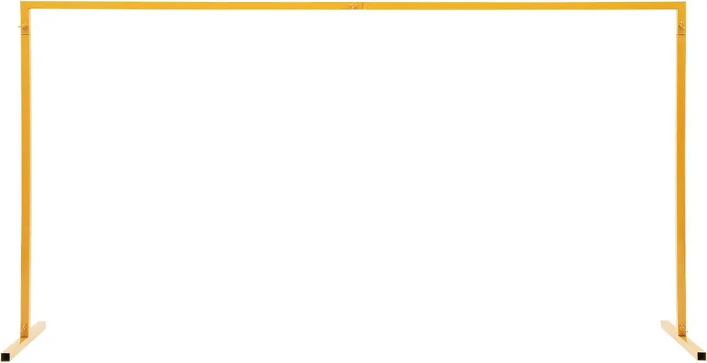 Arche de cérémonie jaune modulable taille M avec socle renforcé stable - 2