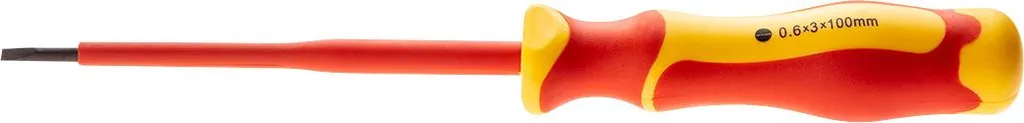Cacciavite a lama piatta 0,6*3*100, 1000V