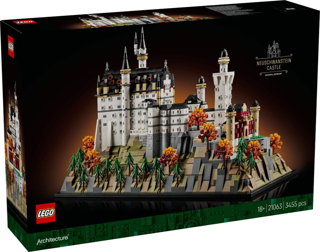 LEGO Architecture Kasteel Neuschwanstein - Creatieve Productafbeelding 
