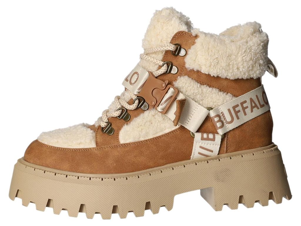 Buffalo Scarpe da donna Stivali stringati Marrone Tempo Immagine del prodotto 
