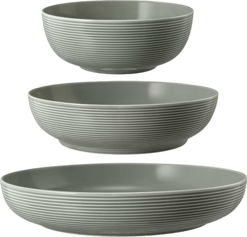 Seltmann Weiden Beat Perlgrau Foodbowl Set 3tlg. 20/25/28 Produktbild 