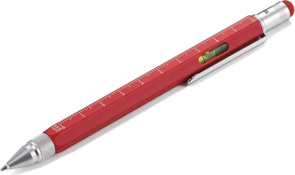 TROIKA Construction Pen PIP20/RD: Penna Tecnica con Scala 1:20 e 1:50