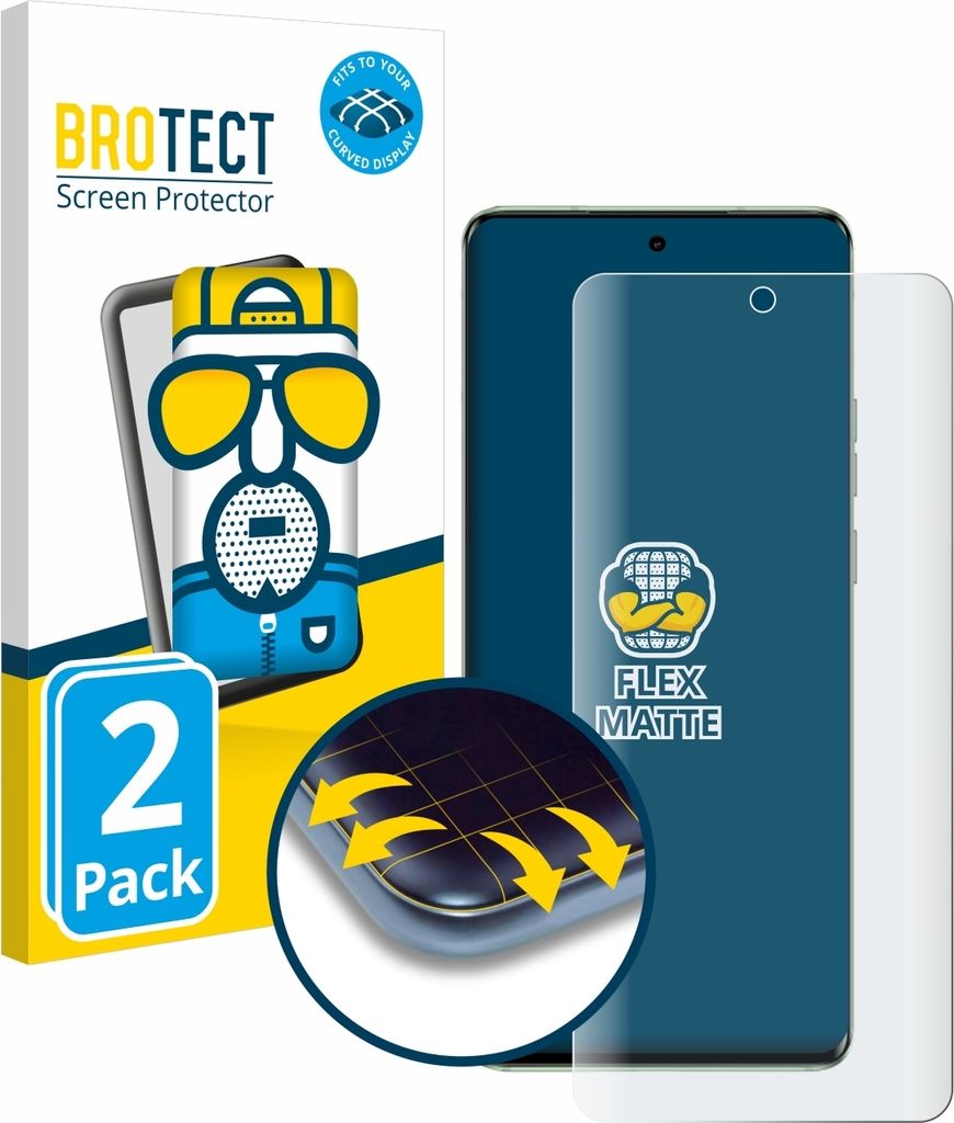 2x BROTECT Fullscreen Schutzfolie für Motorola Edge 40 Produktbild 