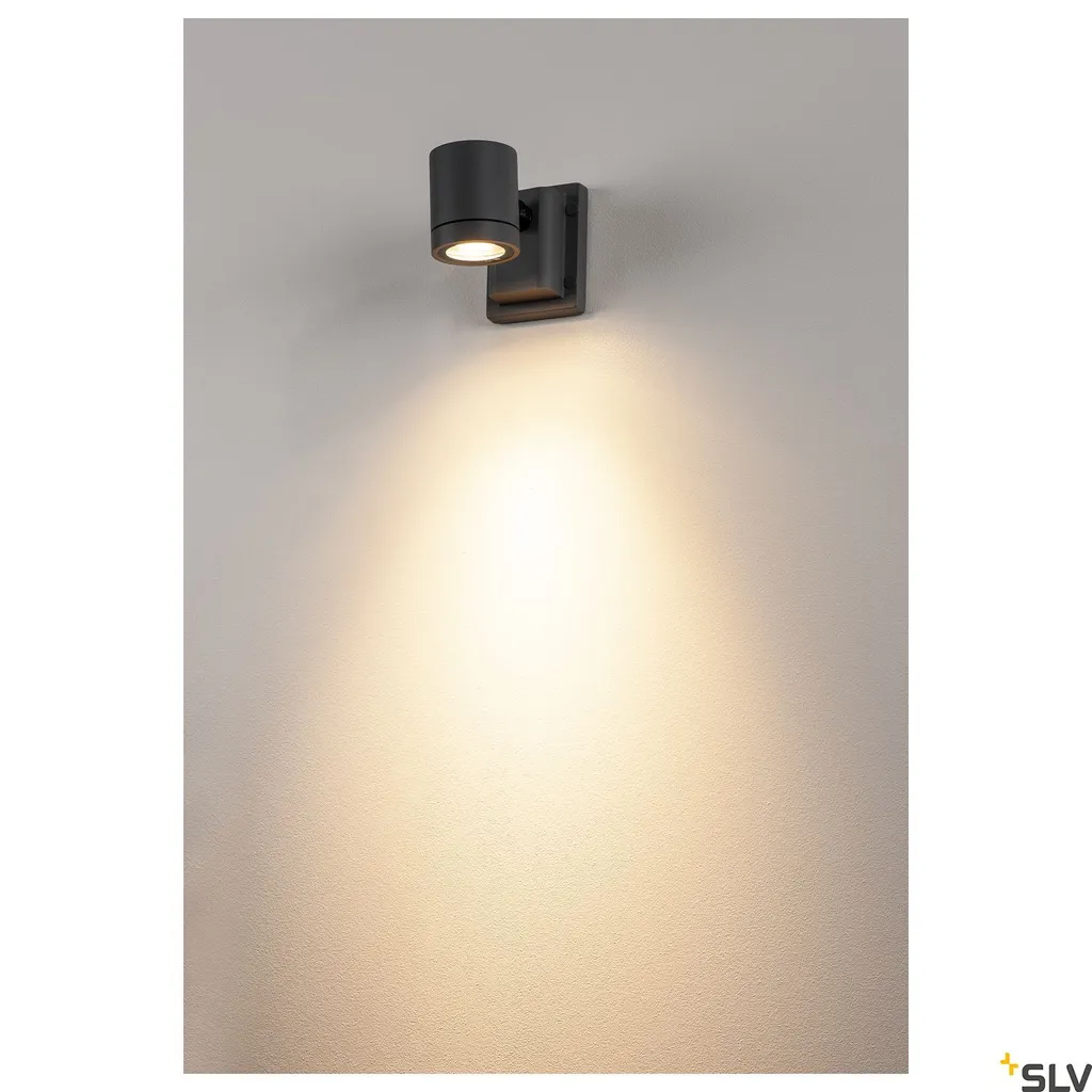 Lampe de Terrasse Anthracite pour Éclairage de Façade et Entrée GU10 - 3
