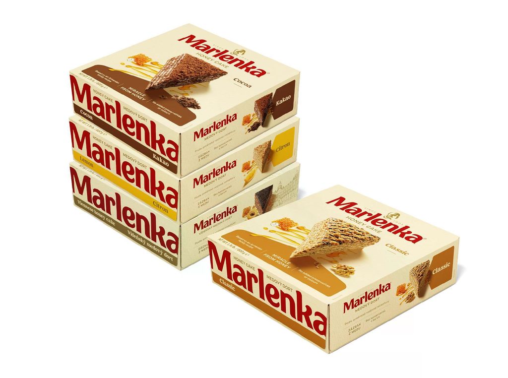MARLENKA® 3+1 Honigtorte Mix – Honigkuchen, Torte, Kuchen Produktbild 