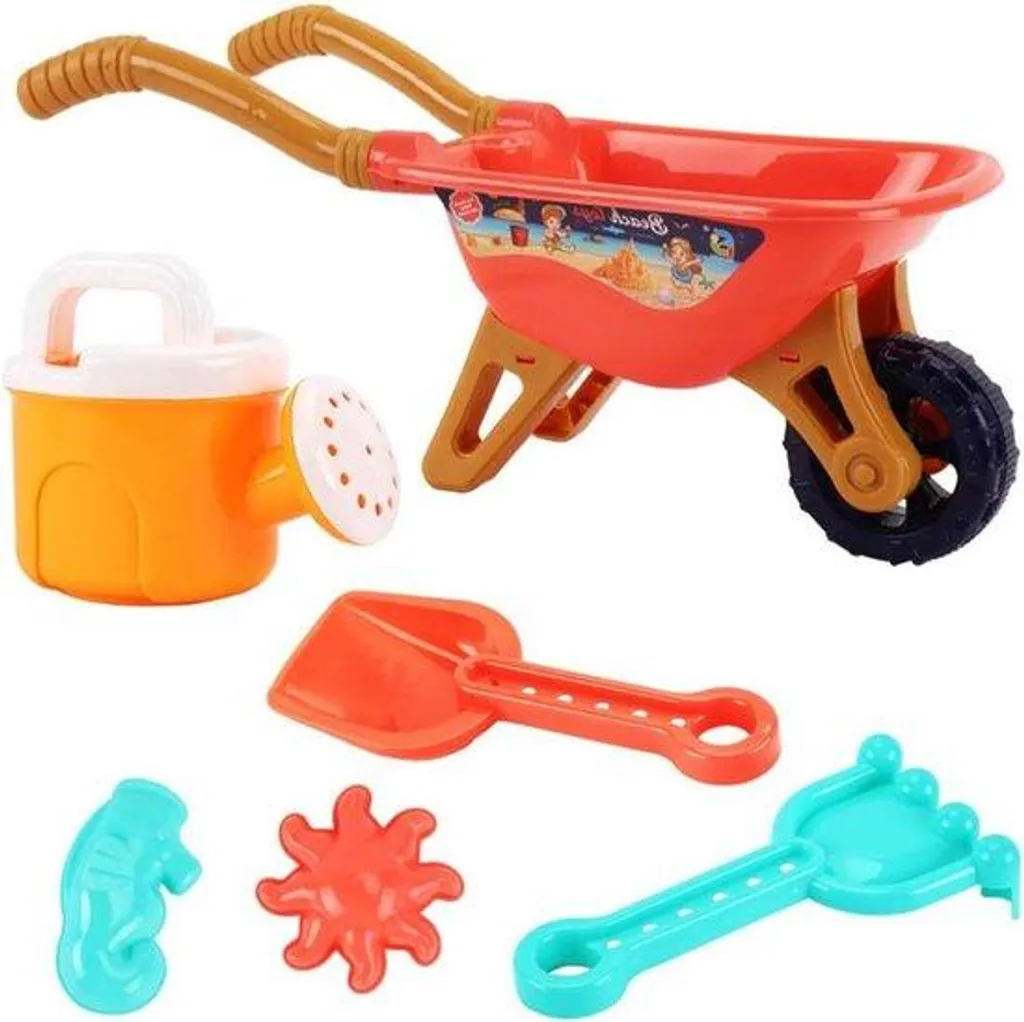 Jeux de sable et eau en bois naturel pour enfant : kit plage et jardin