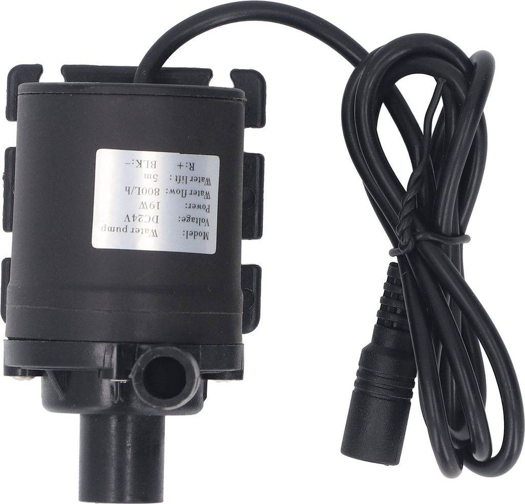 Tauchpumpe 200GPH 800L/H Leise Wasserpumpe für Springbrunnen Teich Aquarium 5 Meter Hub DC24V