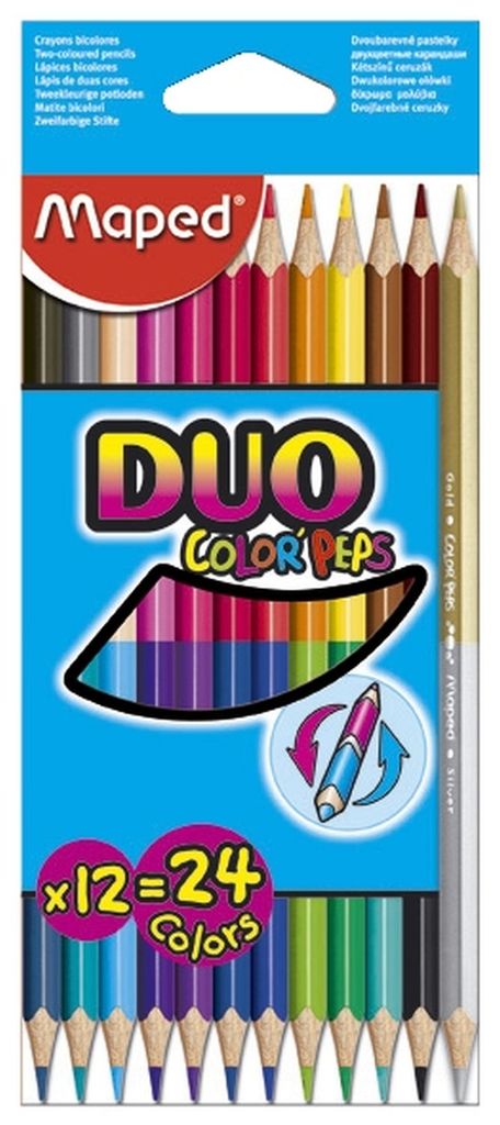 Maped M829600 Matita colorata Color'Peps Duo, confezione da Immagine del prodotto 