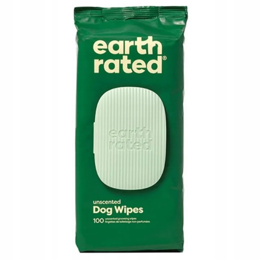 Lingettes pour animaux sans parfum Earth Rated - 100 unités Image du produit 